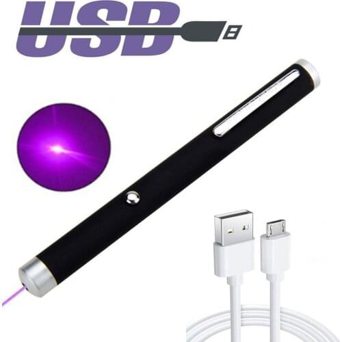 USB rechargeable mini green laser sight red purple laser pointer 532nm 5mw high power equipment portable laser pointer