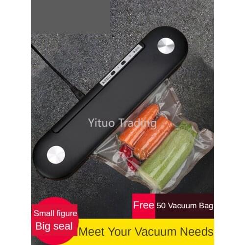 Electric Food Vacuum Sealer Packaging Machine Food Saver for Home Kitchen Vacuum Sealer Packer Including 10pcs Bags Free