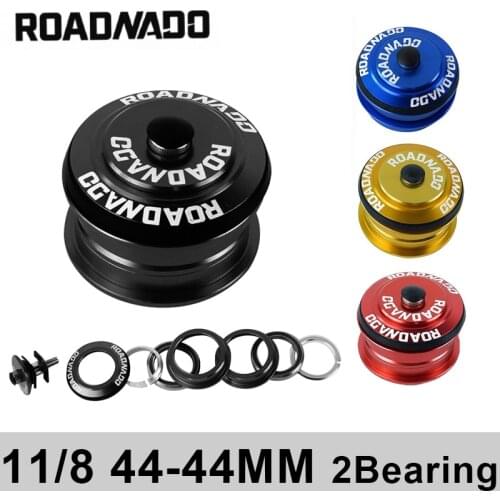 MTB Bicycle Headset Bearing 1 1/8 44mm Aluminum Alloy Mountain Road Bike Sealed Bearing Headset Fit Straight Fork With Top Cap