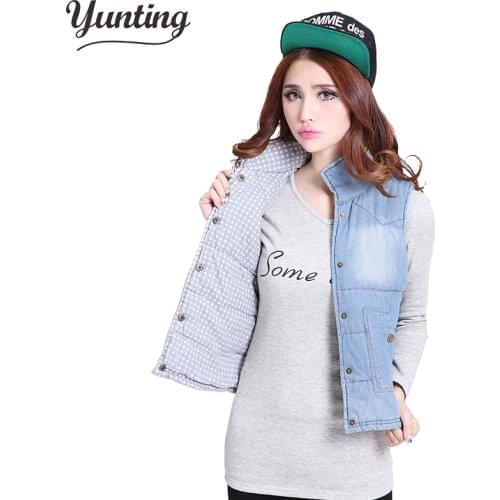 Женские стеганые жилеты Yunting China At AliExpress