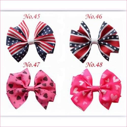 30 Good Girl 4.5 inch Wendy Boutique Butterfly Hair Bow Clip 3 Styles 364 No