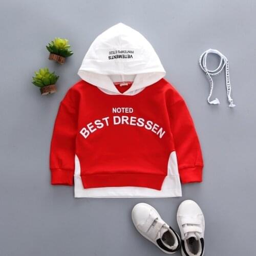 ZWF710 Childrens hoodies for girls Kids Boys clothing Hoodie spring Cartoon tops sweatshirts for girls clothes