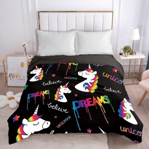 Cartoon Childrens Duvet cover Quilt/Blanket/Comfortable Case Bedding for kids baby boy girls 140x200 for Home Car DREAMS