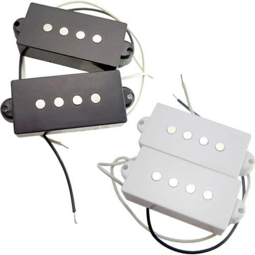 Electric Bass Accs Humbucker Pickup Screw Palstic Cover for 4-String PB Bass
