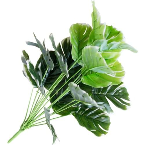 1/2/5pcs Artificial Shrubs Creative Decorative Palm Leaves Artificial Plant Ferns Simulation Plant Flower Fern Party Decorations