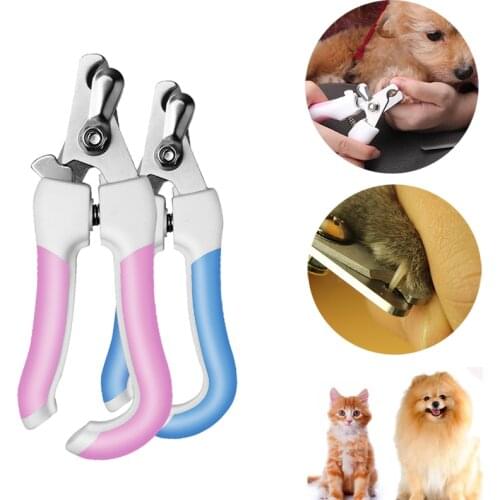 Pet Nail Clippers Scissors Dog Cat Stainless Steel Labor-Saving Nail Cutter Convenient Beauty Cleaning Pet Supplies Claw Trimmer
