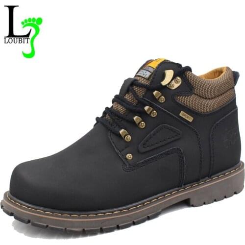 L LOUBIT Men's Work Shoes