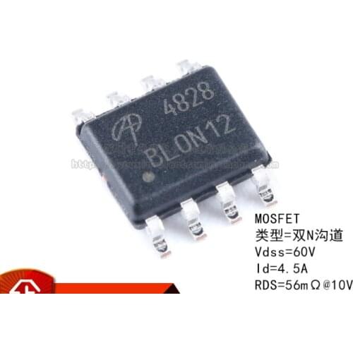 Xinyuan 10pcs/lot AO4828 60V 4.5A SOP8 4828 SOP SOP-8