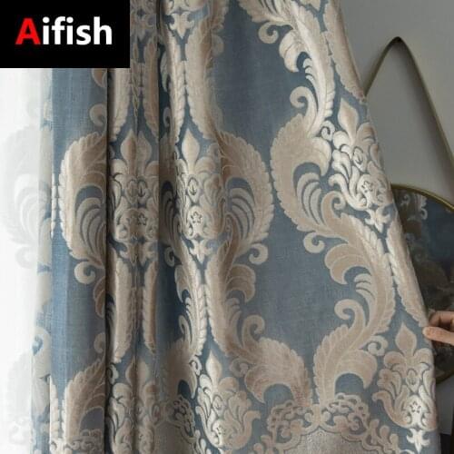 The New Ethnic Style Hollow Jacquard Curtains Living Room Balcony Light-transmitting Curtains 4 Colors Optional #35