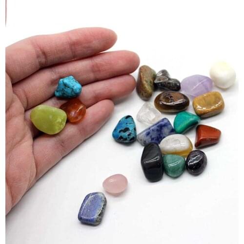 Wholesale Natural Semi-precious Stone Crystal 20pcs/lot Irregular Energy Stone Marking Free Shipping