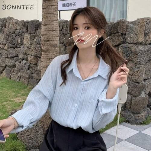 Striped Shirts Women Harajuku Soft New Summer Thin Ins Breathable Y2K Cozy Blusas All-match Daily Ulzzang Hipster Leisure Mujer