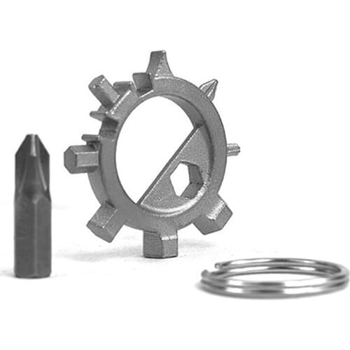 Portable CoscosX 14 Sets EDC Keys Ring Cross and Slot Type Screwdriver Outdoor Multifunction Mens Socks Keys