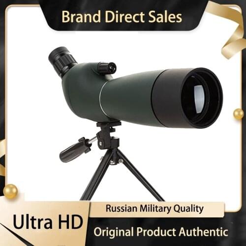 25x-75x Professional Monocular Telescope HD Zoom Brighter BAK4 Prisms Broadband FMC Coating Binoculars for Bird Watching Hunting