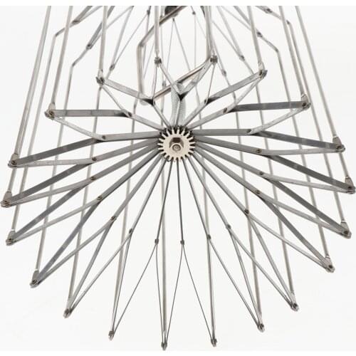 Silver Steel Appearing Bird Cage Magic Tricks Magician Stage Gimmick Props