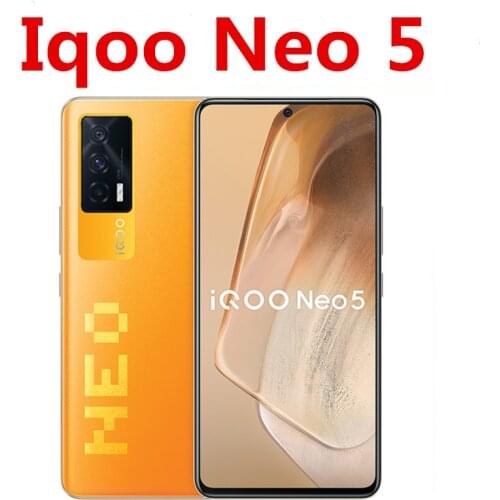 Stock Vivo Iqoo Neo 5 5G Smart Phone 65W Charger 48.0MP+16.0MP+8.0MP+2.0MP 6.62" 120HZ Snapdragon 870 Screen Fingerprint Face ID