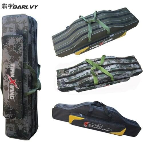 Fishing Rod Bag Waterproof Folding Fishing Case Pole Storage Fishing Tackle Bag