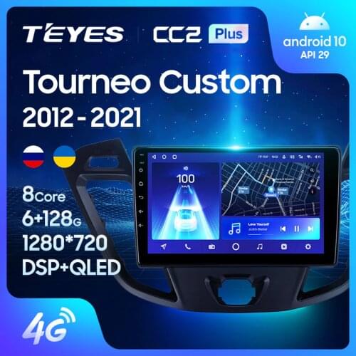 TEYES CC2L CC2 Plus For Ford Tourneo Custom 1 I Transit 2012 - 2021 Car Radio Multimedia Video Player Navigation GPS Android No 2din 2 din dvd