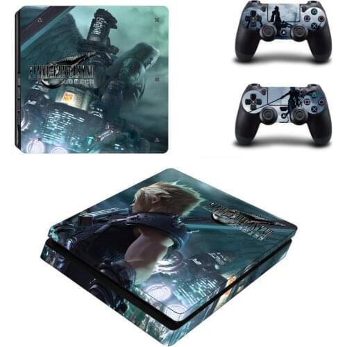 Final Fantasy PS4 Slim Stickers Play station 4 Skin Sticker Decals For PlayStation 4 PS4 Slim Console & Controller Skin Vinyl