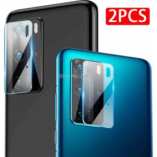 2pc HD Camera Lens Tempered Glass Protector on The for Huawei P40 Pro Plus P40 Lite E P40lite P40pro P 40 Safety Protective Film