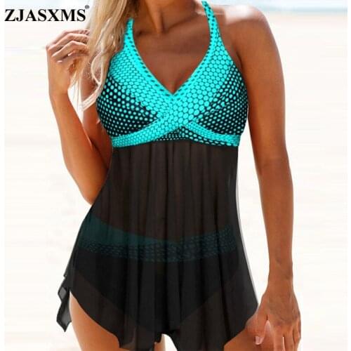 8XL Plus Size Halter Backless Bikini Set Swimwear Women Snake Printed Patchwork Mesh Swimsuit Female Monokini Beach Bathing Suit