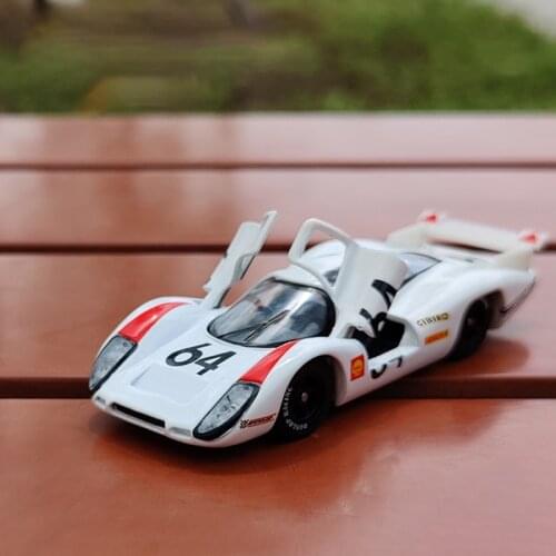 1:43 Porsche 908 1969 Le Mans Alloy Car Model Diecast Toy Vehicle High Simitation Cars Toys For Children Kids Xmas Gifts