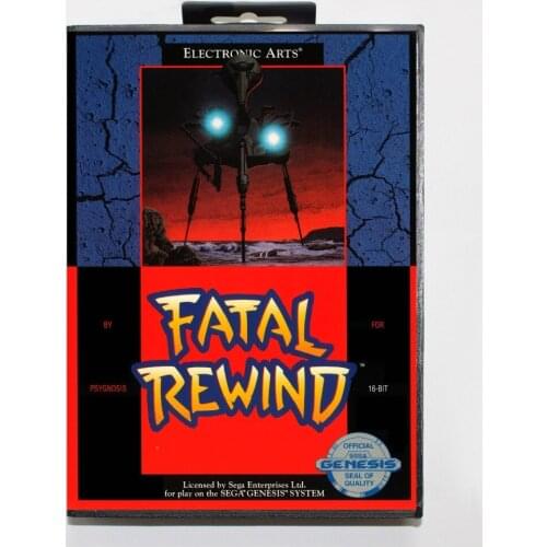 16 bit Sega MD game Cartridge with Retail box - Fatal Rewind game card for Megadrive Genesis system