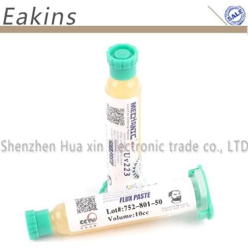 2pcs/lot 10cc MECHANIC UV-223 Welding Flux BGA Solder Ball Repair Solder Auxiliary Soldering Paste