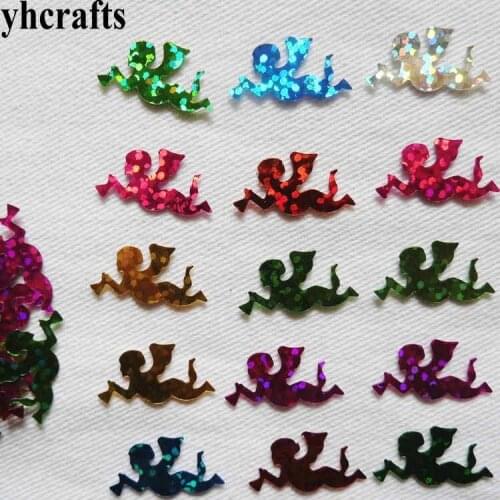 20gram/Lot 12x18mm angel sequins.Craft material Kindergarten arts and crafts Intelligence Creative activity item Kids handy work