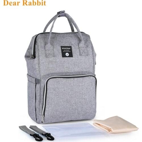 2020 Brand Nappy Backpack Bag Mummy Large Capacity Stroller Bag Mom Baby Multi-function Waterproof Outdoor Travel Diaper Bags