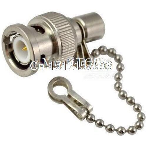 5pcs BNC Male PLUG TERMINATOR 50 OHM WITH CHAIN Adapter