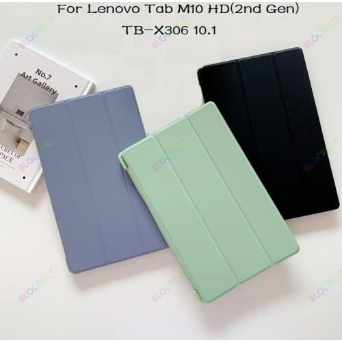 Case For Lenovo Tab M10 HD(2nd Gen) TB-X306F /X306X 10.1" Smart Cover Funda Ultra Slim Magnetic Folding Stand Shell +Stylus Pen