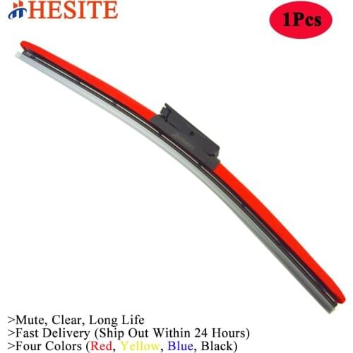 HESITE Colorful Hybrid Front Windowscreen Car Wiper Blades With H13 Hook (Boynet) Suit For Renault Smart BMW Mini DS Vehicles
