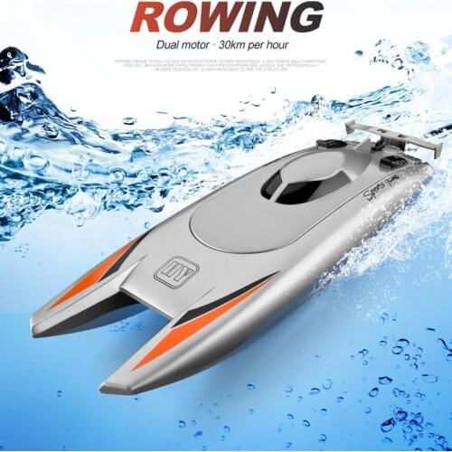 High Speed 2.4GHz RC Boat Boat Yacht Children Competition Boat Long Flight Time Remote Control Boat Gift Water Toy For Kids