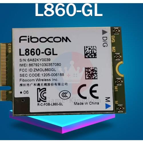 Fibocom L860-GL chipset Intel XMM 7560 LTE-A Pro cat16 1Gbps WWAN card for Thinkpad P43s T490 X1 Carbon 7th Gen X1 Yoga 4th Gen