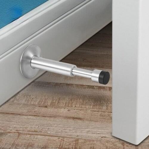 Hydraulic Buffer Door Stopper,Pure Copper And Aluminum Alloy Floor Door Stops,Wall-Mounted Bumper,Non-Magnetic Hardware