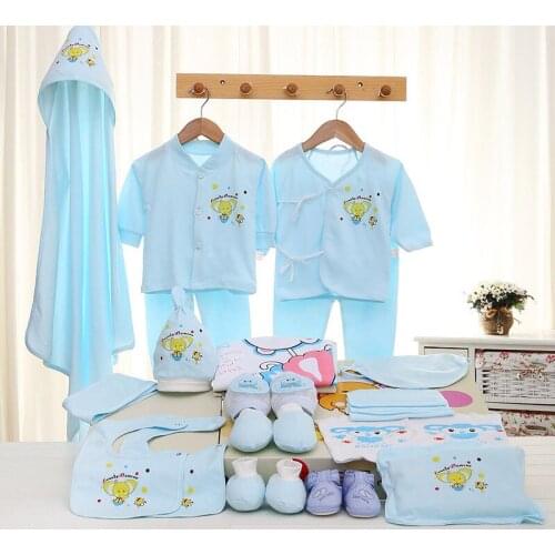 Emotion Moms Newborn Baby 0-3M Clothing Set Brand Baby Boy/Girl Clothes 100% Cotton Cartoon Underwear 26Pcs/Set