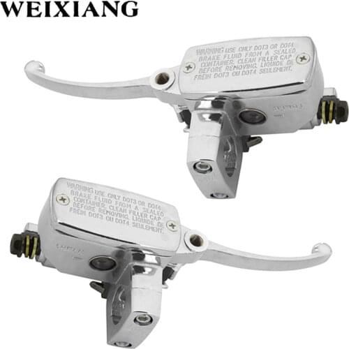25mm Left Right Motorcycle Brake Clutch Master Cylinder Reservoir Levers For Honda Valkyrie GL 1500 VT Shadow 1100 VTX 1300 1800