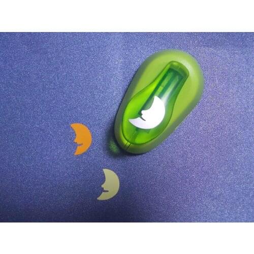 2-2.5cm moon shape craft punch set Punch Craft Scrapbooking school Paper Puncher eva hole punch free shipping