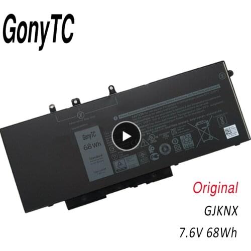 GJKNX NEW 7.6V 68WH Original Laptop Battery for Dell Latitude 15 3520 E5480 5480 5580 3520 GD1JP