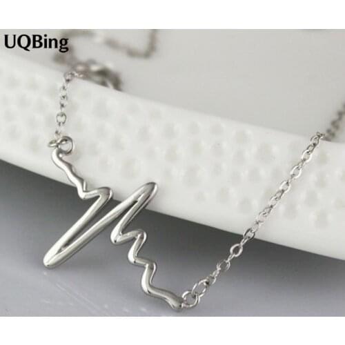 Drop Shipping 925 Sterling Silver Chain Necklaces ECG silver Pendants&Necklaces Jewelry Collar Colar de Plata