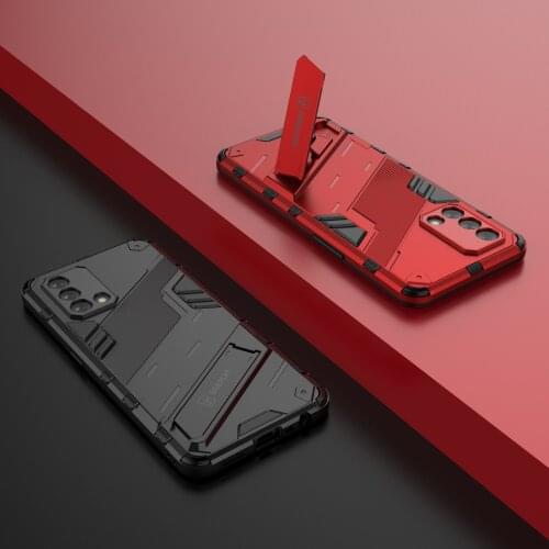 Kickstand Solid Anti-knock Fashion Case for OPPO A74 4G A93 A94 A95 Realme 8 GT C15 F19 Pro Plus 5G A53 Reno 5Z Phone Bag