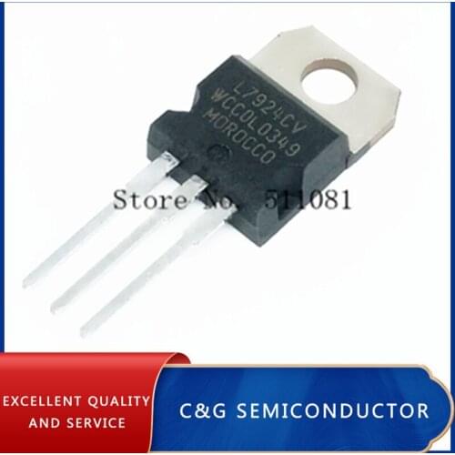 10PCS L7924CV L7924 7924 Voltage Regulator - 24V 1.5A