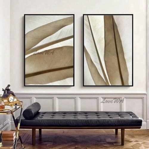 Contemporary Abstract Oil Painting With Leafs Pattern New Arrival 100% Handpainted On Canvas Wall Art Home Decoration No Framed