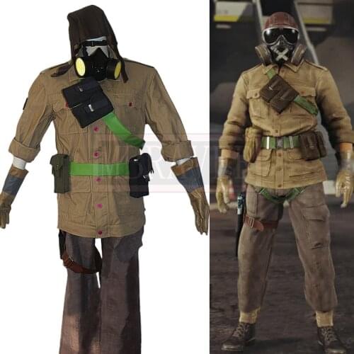 Tom Clancys Rainbow Six Siege WIFI Mute Mark R. Chandar Cosplay Costume Halloween Uniform Outfit Custom Made Free Shipping