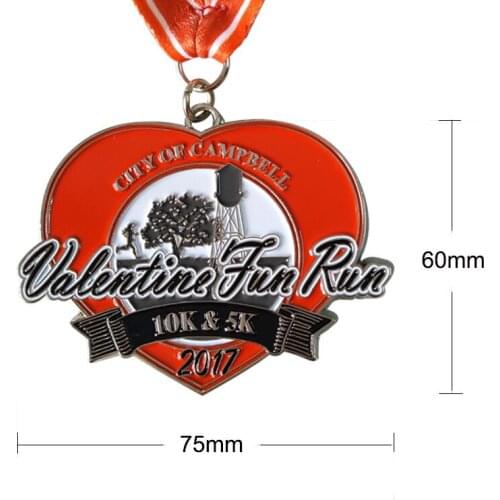 Green Red Love Medal Popular Gymnastics Medal