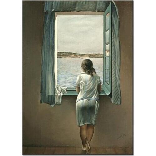 Woman At The Window diy diamond painting 5d handmade full square round diamond embroidery 5d cross stitch sets home decorZP-3796