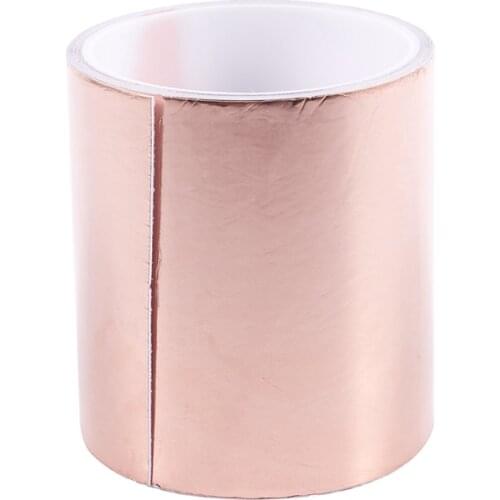 100mmx5M Pure Copper Roll EMI Conductive Guitar Shielding Ribbon