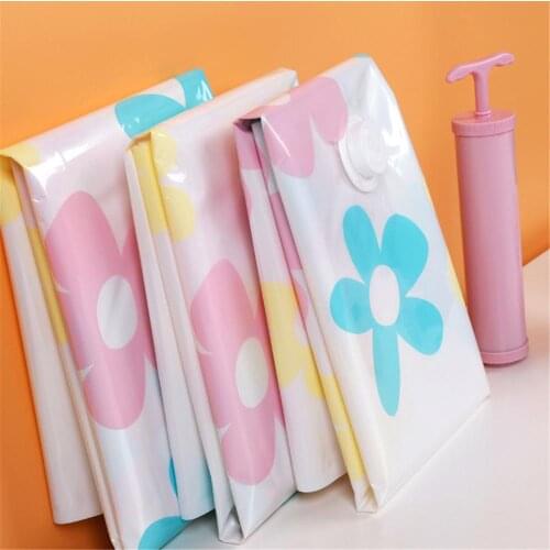 11 Travel Vacuum Seal Storage Pack Bags With Hand Pump for Clothes (Works with Any Vacuum Cleaner ）100*80/80*60cm etc