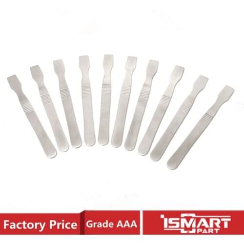2PCS Stainless Steel Metal Scraper Knife for Mobile Phone Repair Open Tool Pry Spudger Hardened Tough Mixing Knife