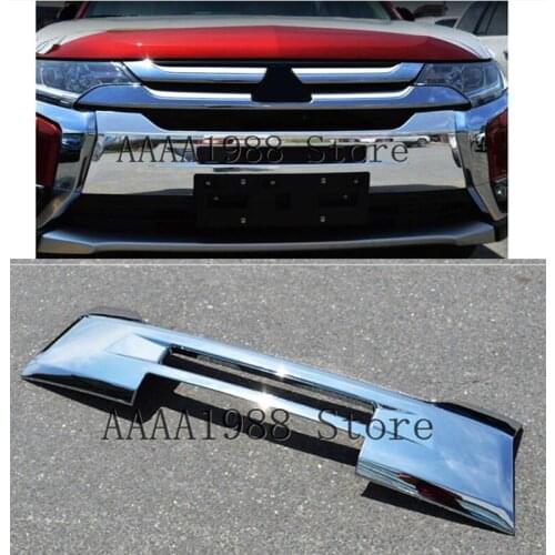 2016 2017 2018 for Mitsubishi Outlander Front Bumper upper grille grill insert Radiator Trim